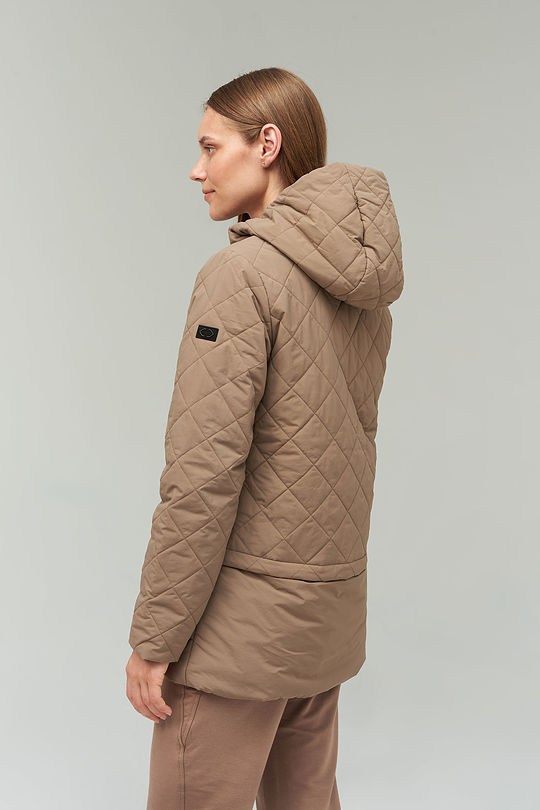 Jacket with THERMOBOOSTER insulation 2 | BROWN/BORDEAUX | Audimas