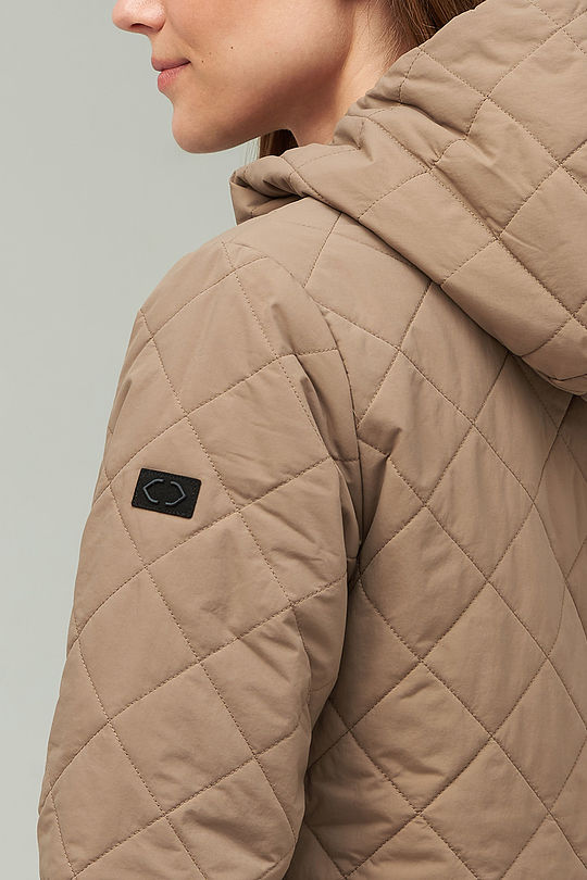 Jacket with THERMOBOOSTER insulation 5 | BROWN/BORDEAUX | Audimas