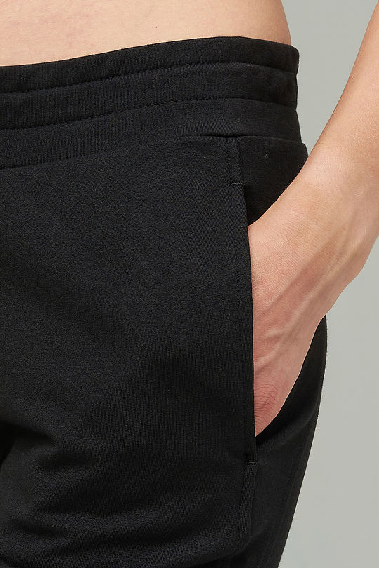 Soft touch modal sweatpants 5 | BLACK | Audimas