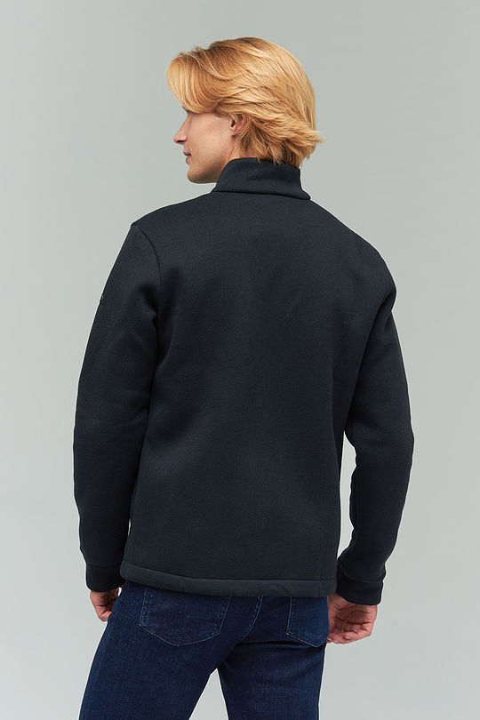 Warm fleece zip-through jacket 2 | BLACK | Audimas