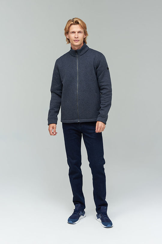 Warm fleece zip-through jacket 8 | TURBULENCE MELANGE | Audimas