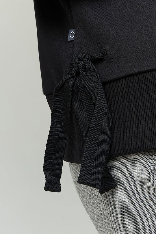Soft inner surface cotton sweatshirt 5 | BLACK | Audimas
