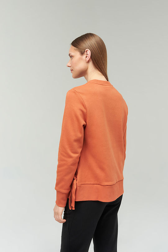 Soft inner surface cotton sweatshirt 2 | YELLOW/ORANGE | Audimas