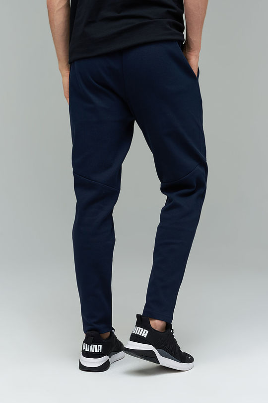 Cotton tapered fit sweatpants 2 | BLUE | Audimas