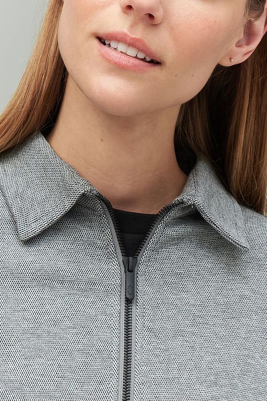 Cotton zip-through sweatshirt 4 | GREY/MELANGE | Audimas