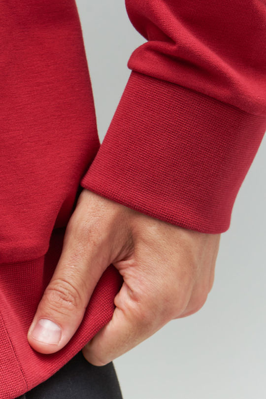 Stretch cotton sweatshirt 4 | RED/PINK | Audimas