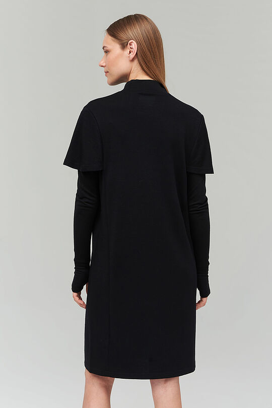 Merino-bamboo blend dress 2 | BLACK | Audimas