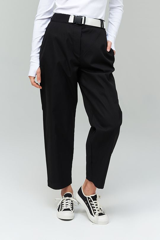 Tapered loose fit pants 1 | BLACK | Audimas