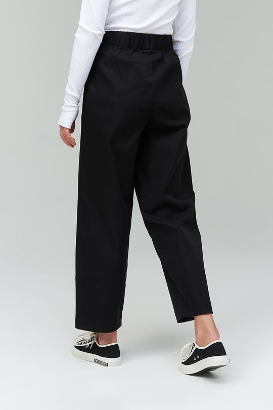 Tapered loose fit pants 2 | BLACK | Audimas