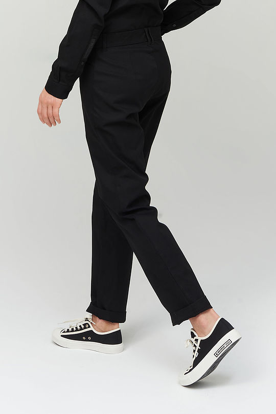 Stretch woven jumpsuit 8 | BLACK | Audimas