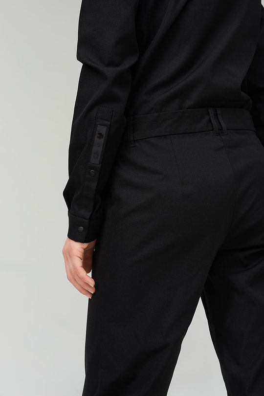Stretch woven jumpsuit 6 | BLACK | Audimas