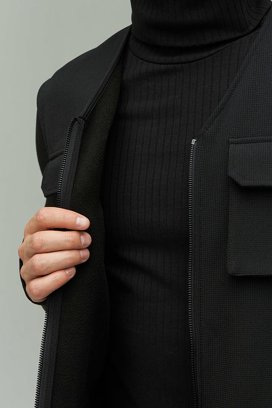 Three layer SOFTSHELL fabric vest 7 | BLACK | Audimas