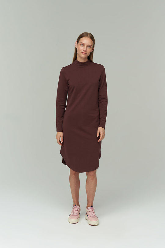 Soft toutch modal dress 8 | BROWN/BORDEAUX | Audimas