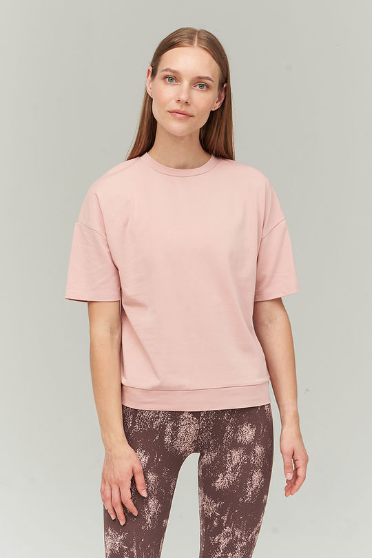 Soft touch modal t-shirt 1 | RED/PINK | Audimas