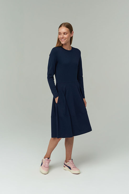 Soft touch modal dress 6 | BLUE | Audimas