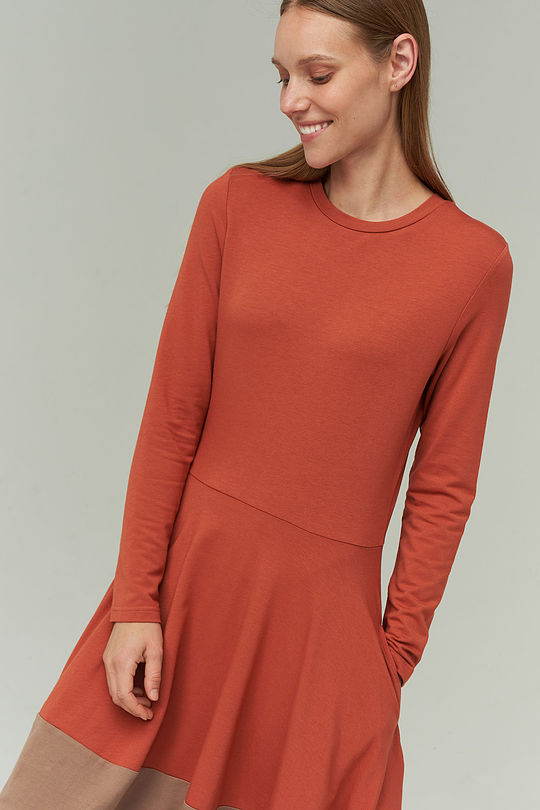 Soft touch modal dress 3 | YELLOW/ORANGE | Audimas