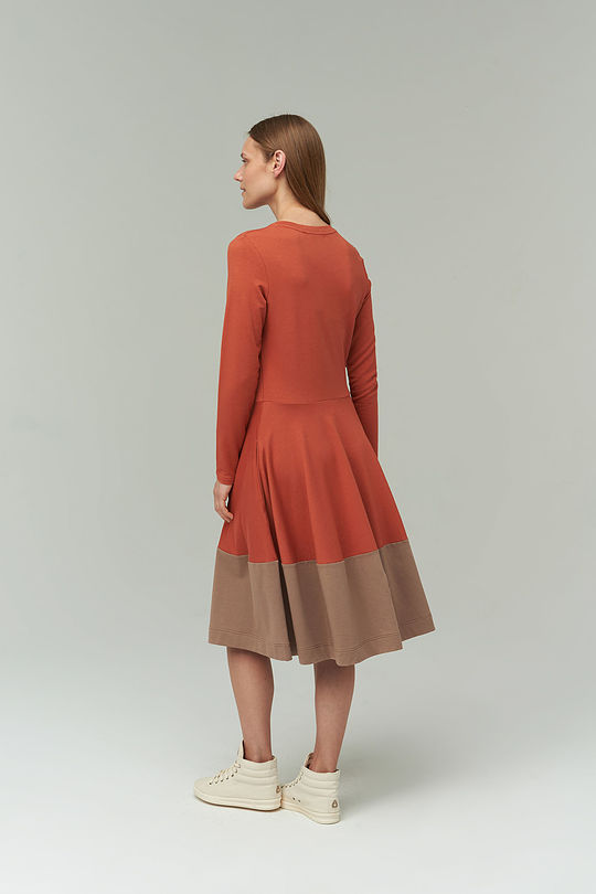 Soft touch modal dress 8 | YELLOW/ORANGE | Audimas