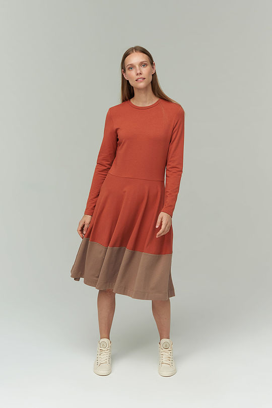 Soft touch modal dress 7 | YELLOW/ORANGE | Audimas