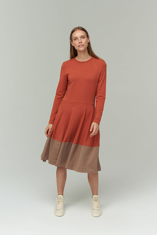 Soft touch modal dress 7 | YELLOW/ORANGE | Audimas