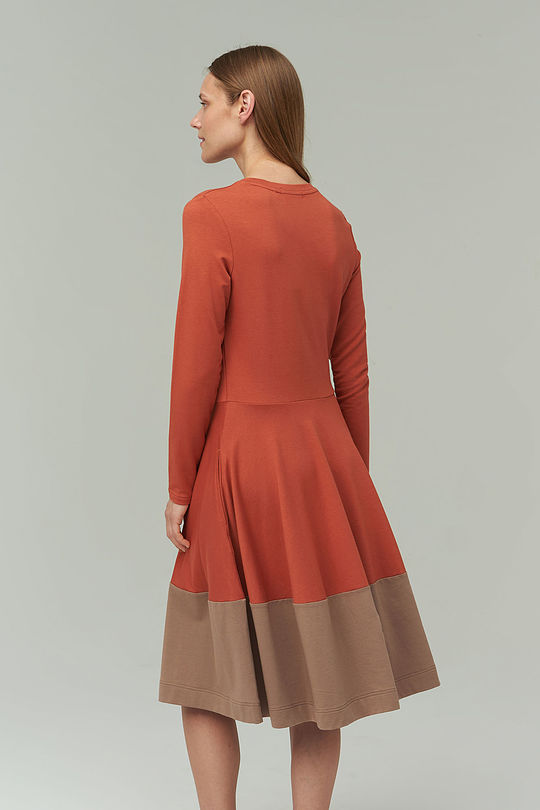 Soft touch modal dress 2 | YELLOW/ORANGE | Audimas