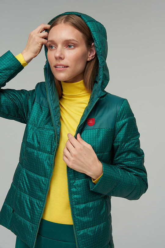 Jacket with Thinsulate thermal insulation 3 | GREEN/ KHAKI / LIME GREEN | Audimas