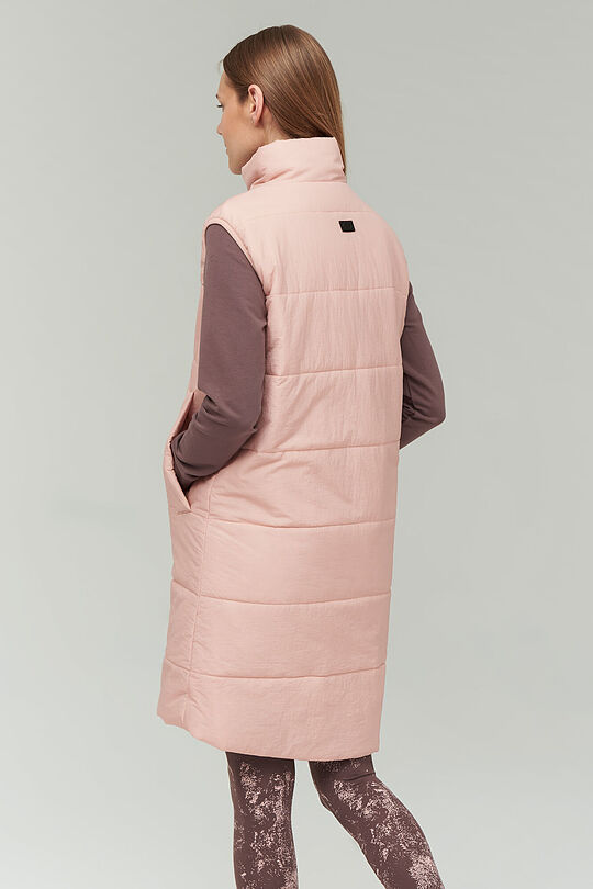 Long vest with THINSULATE thermal insulation 2 | RED/PINK | Audimas