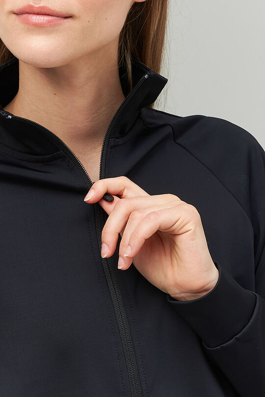 Functional zip-through sweatshirt 3 | BLACK | Audimas