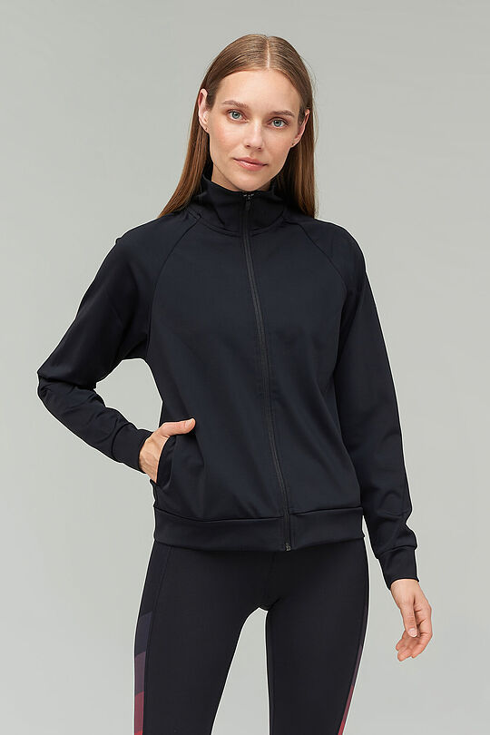 Functional zip-through sweatshirt 1 | BLACK | Audimas