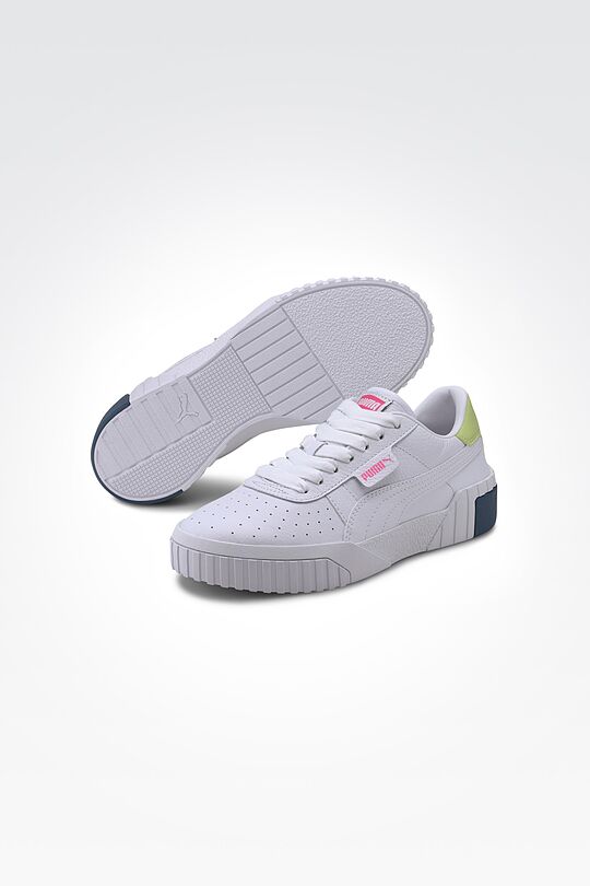 Women's casual shoes PUMA Cali 3 | WHITE/LUMINOUS PINK | Audimas