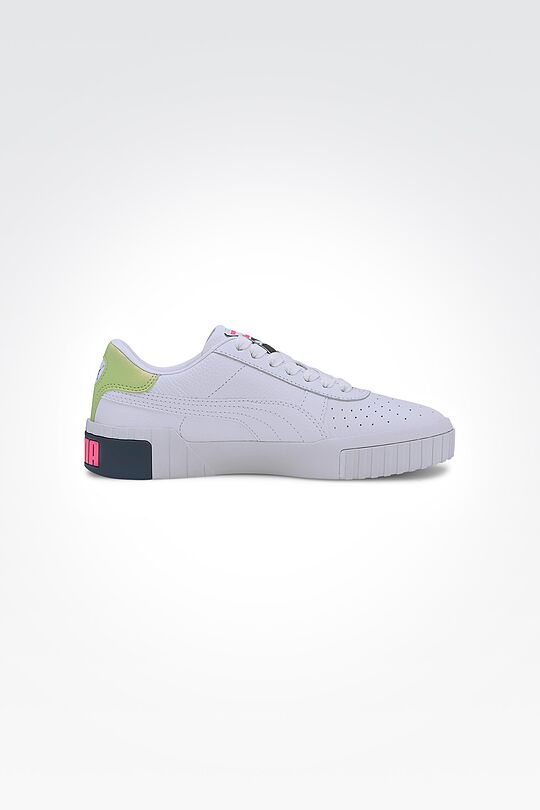 Women's casual shoes PUMA Cali 7 | WHITE/LUMINOUS PINK | Audimas