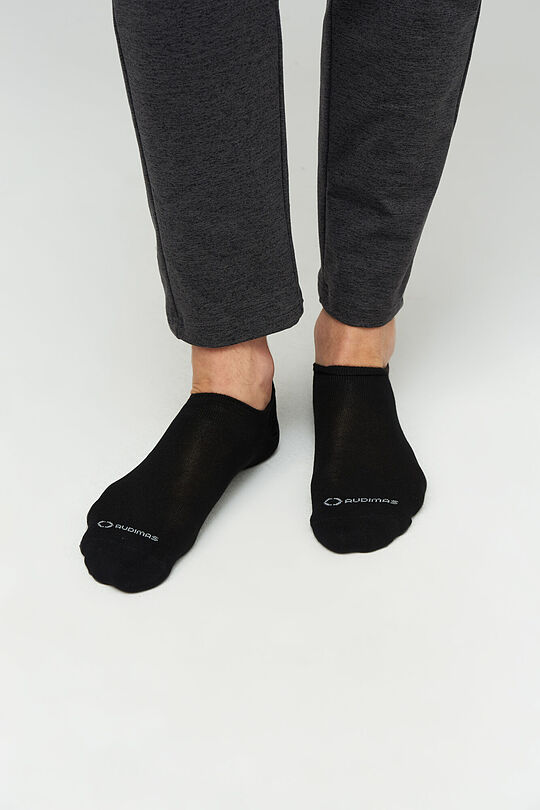 Short bamboo fiber socks 2 | BLACK | Audimas