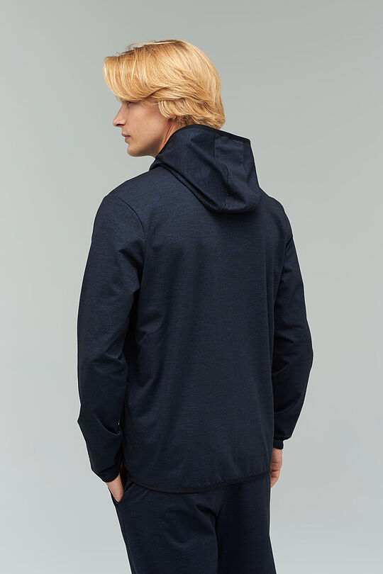 Functional zip-through hoodie 2 | BLACK | Audimas