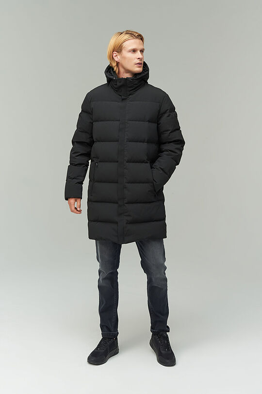 Puffer down coat with membrane 10 | BLACK | Audimas