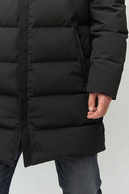 Puffer down coat with membrane 7 | BLACK | Audimas
