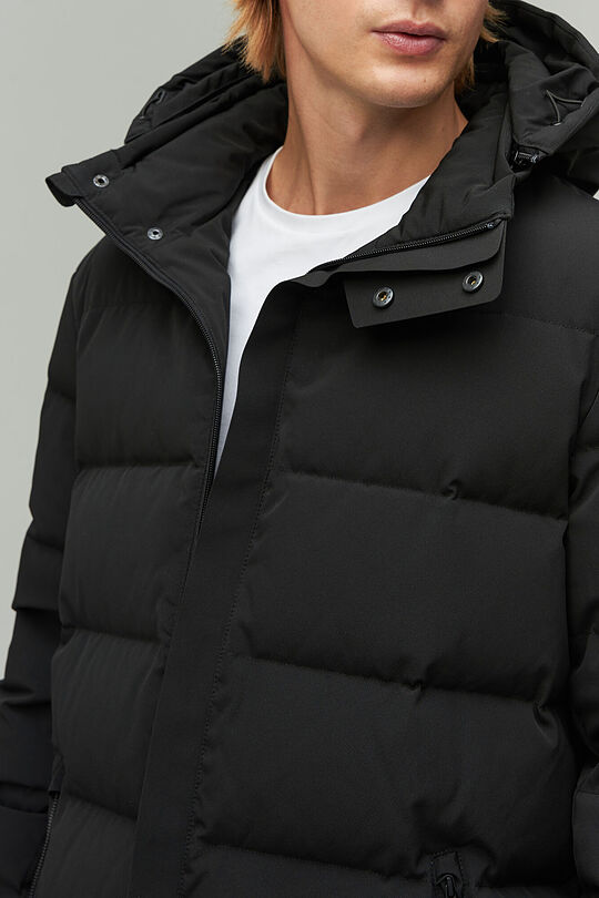 Puffer down coat with membrane 6 | BLACK | Audimas