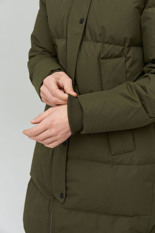Puffer down coat with membrane 8 | GREEN/ KHAKI / LIME GREEN | Audimas