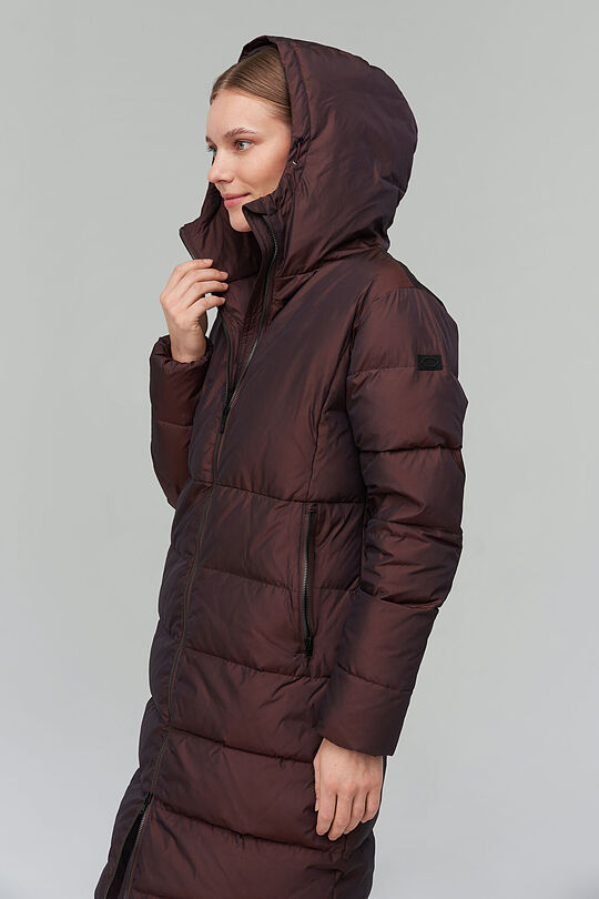 Puffer down coat 3 | BROWN/BORDEAUX | Audimas