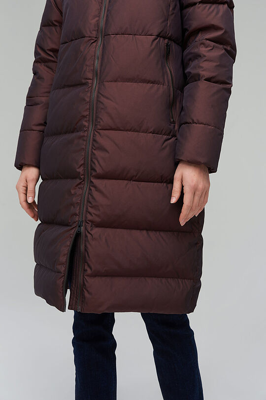 Puffer down coat 6 | BROWN/BORDEAUX | Audimas