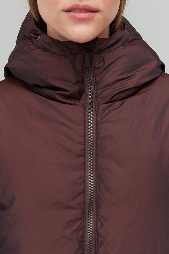 Puffer down coat 4 | BROWN/BORDEAUX | Audimas