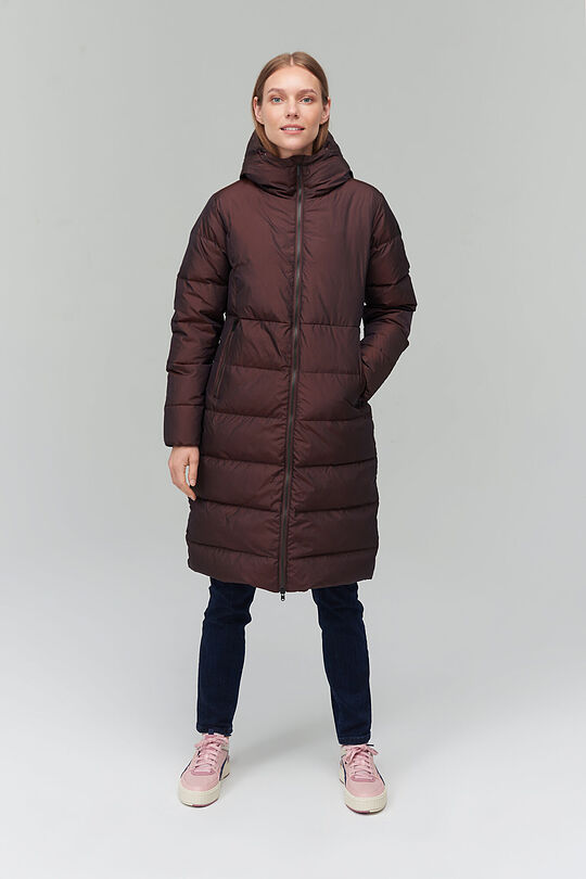 Puffer down coat 8 | BROWN/BORDEAUX | Audimas