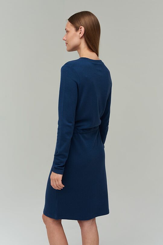 Merino-bamboo blend dress 2 | BLUE | Audimas