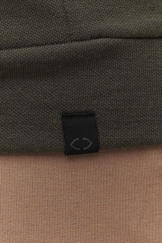 Merino-bamboo blend hoodie 3 | GREEN/ KHAKI / LIME GREEN | Audimas