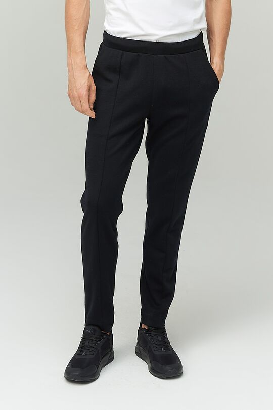 Merino wool blend sweatpants 1 | BLACK | Audimas