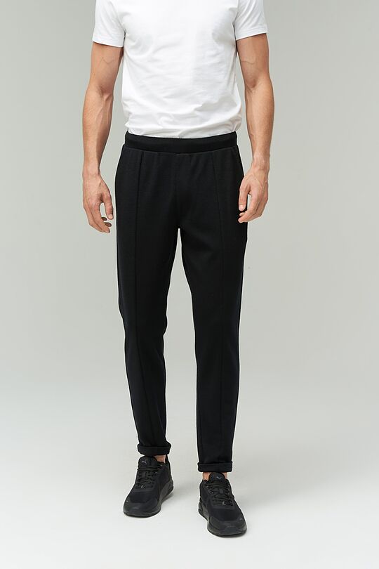 Merino wool blend sweatpants 3 | BLACK | Audimas