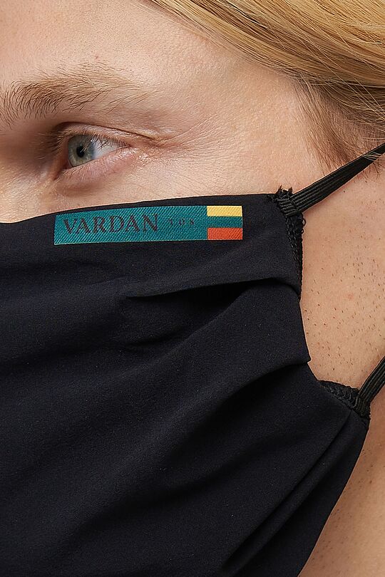 Reusable mask VARDAN TOS 2 psc. 2 | BLACK | Audimas