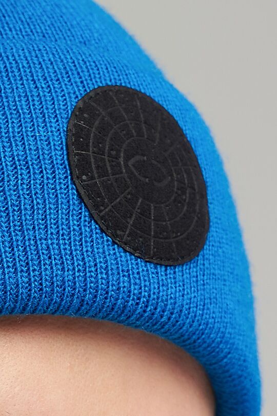 Knitted hat with wool 2 | BLUE | Audimas