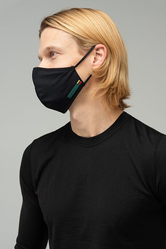 Reusable 3D mask VARDAN TOS 1 | BLACK | Audimas