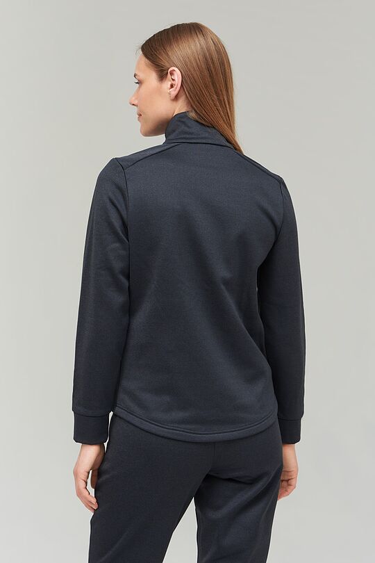 Fleece zip-through sweatshirt 2 | BLACK | Audimas
