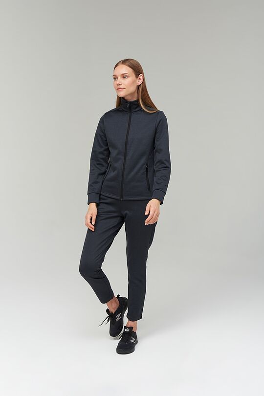 Fleece zip-through sweatshirt 6 | BLACK | Audimas