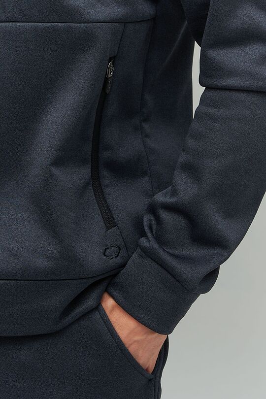 Fleece zip - trought jacket 5 | BLACK | Audimas